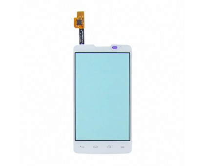 Touch screen (sensor) for LG X135 Optimus L60i Dual, white, original (China) big ic (6mm) / small ic (5mm)